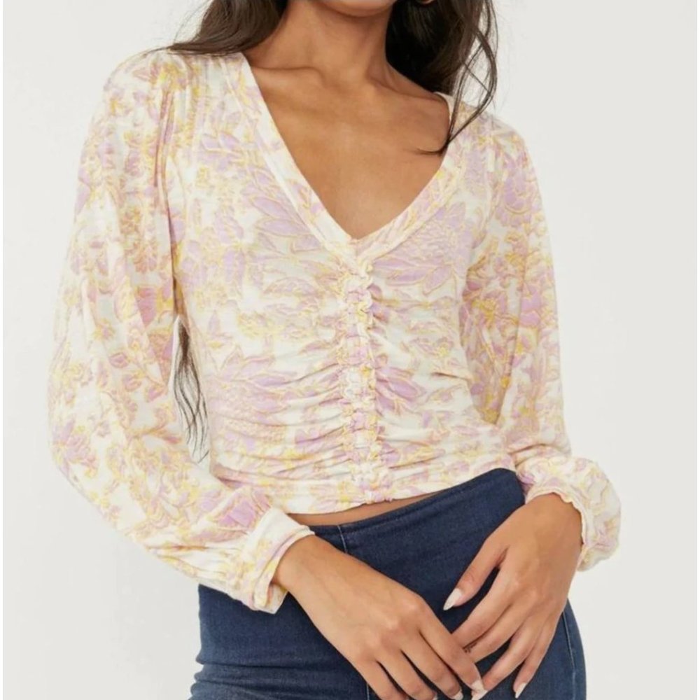 NWT Free People Women's Say the Word in Champagne Dream - size XS